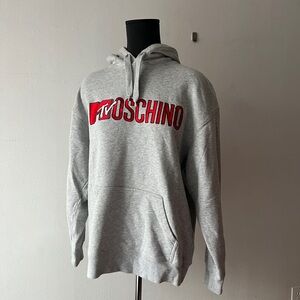 H&M Moschino Collab MTV Gray Sweater Hoodie Limited Edition Small Jeremy Scott